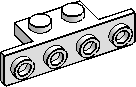 1×4 Bracket w/ 1×2