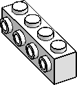 1×4 Studs 1-Side