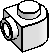 1×1×⅔ Stud 1-Side, Ø1 Rounded