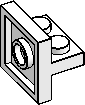 2×2 Antistud Bracket