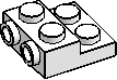 2×2×⅔ 2-Studs, Side