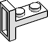 2×1 Antistud Bracket