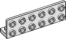 2×6 Bracket, Inverted