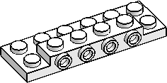 2×6×⅔ 4-Studs, Side