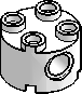 2×2 Round w/ 2-Pin Holes