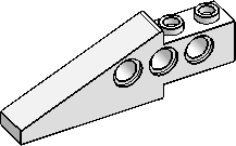 1×6×1⅔ Slope w/ 3-Pin Holes