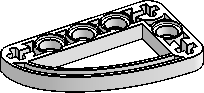 3×5 Beam, Thin w/ D-Shape