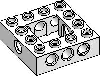 4×4 Technic Frame, Open Center