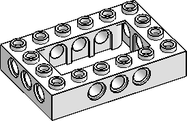 4×6 Technic Frame, Open Center