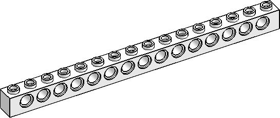 1×16 Technic Brick