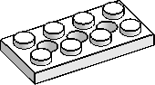 2×4 Plate w/ 3-Holes