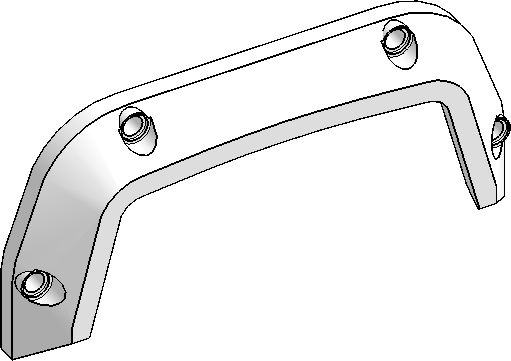 15×2×7 Mudguard, Trapezoid