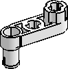 1×3 Beam, Thin w/ 1-Pin & 1-Axle Hole