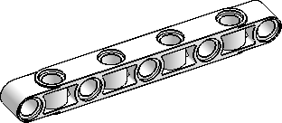1×9 Beam w/ Alternating Holes