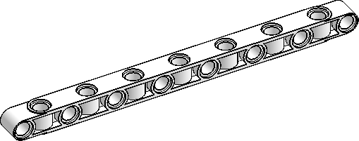 1×15 Beam w/ Alternating Holes