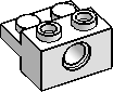 2×2 Technic Brick w/ Cutaways