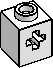 1×1 Technic Brick w/ Axle Hole