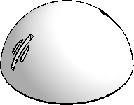 5×5 Hemisphere w/ 2-Pin Holes