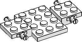 4×7×⅔ w/ 4 Wheel Pins