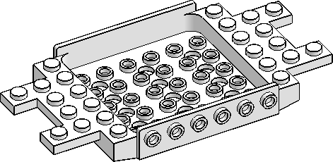 6×12 Vehicle Base, Notched Ends