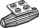 Engine w/ Strakes, 2×2 Thin Plate