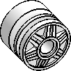 18mm D. × 14mm, Pin