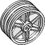 30mm D. × 14mm, Axle
