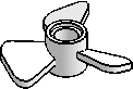 Ø3½ Propeller, 3-Blades, Pin