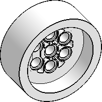 41mm D. × 15mm Wheel