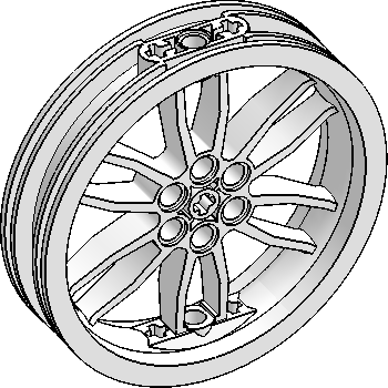 75mm D. × 17mm, Axle