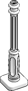 2×2×7 Lamp Post