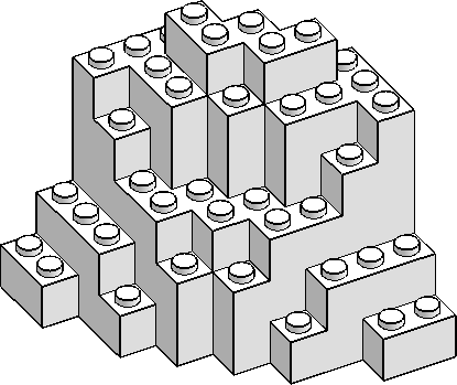 8×8×6 Rock Panel, Corner