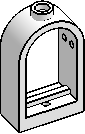 1×2×2⅔ Frame, Arched