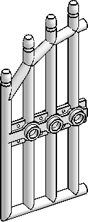 4×9 Gate, Arched