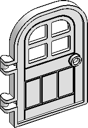 1×4×6 Door, Curved