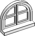 4×3 Window, Arched