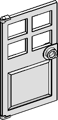 4×6 Door, 4-Panes