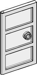4×6 Door, 3-Panes