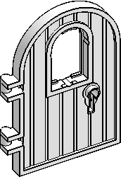 1×4×6 Door, Arched