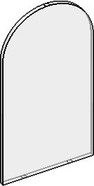 4×7 Glass, Arched